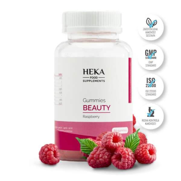 Beauty gummies raspberry	-	60 de drajeuri hrănitoare